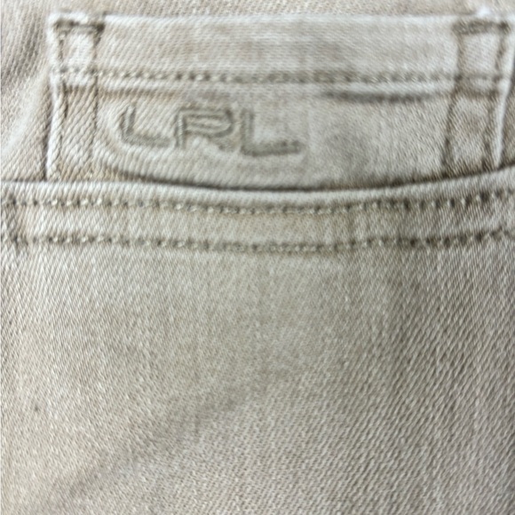 LRL Ralph Lauren Leggings Womens Sz 10 Length 29 Super Stretch NWT Tan/Khaki - Picture 5 of 10